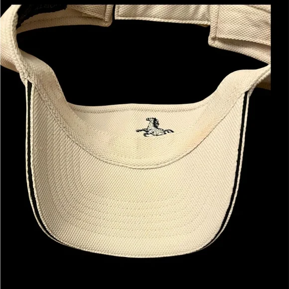 🤍☑️🐎 Men’s White Hat/Visor North End Mustang🐴 - Picture 3 of 5